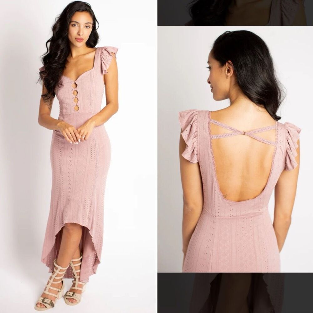 Joyfolie Priya Dress Mauve $100 XL